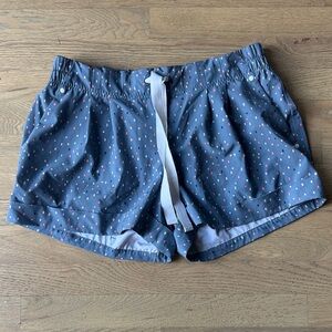 Gray Polka Dot Women's Shorts